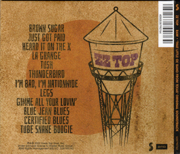 ZZ Top - Raw ('That Little Ol' Band From Texas' Original Soundtrack) (CD)