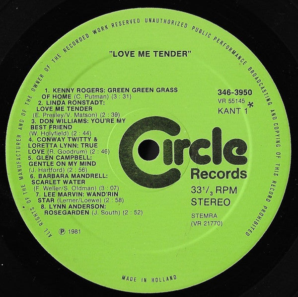 Various - Love Me Tender (LP Tweedehands)