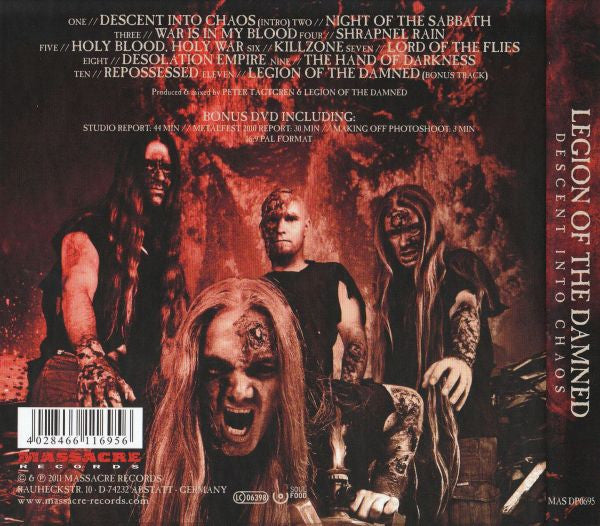 Legion Of The Damned - Descent Into Chaos (CD)