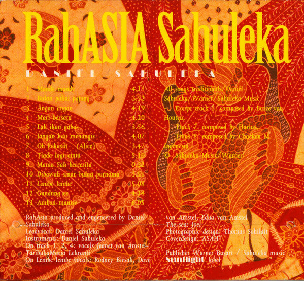 Daniel Sahuleka - Rahasia Sahuleka (CD Tweedehands)