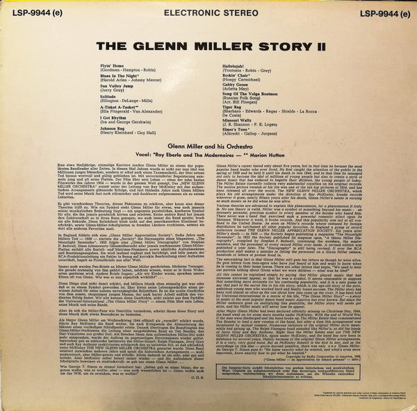 Glenn Miller - The Glenn Miller Story II (LP Tweedehands) - Discords.nl