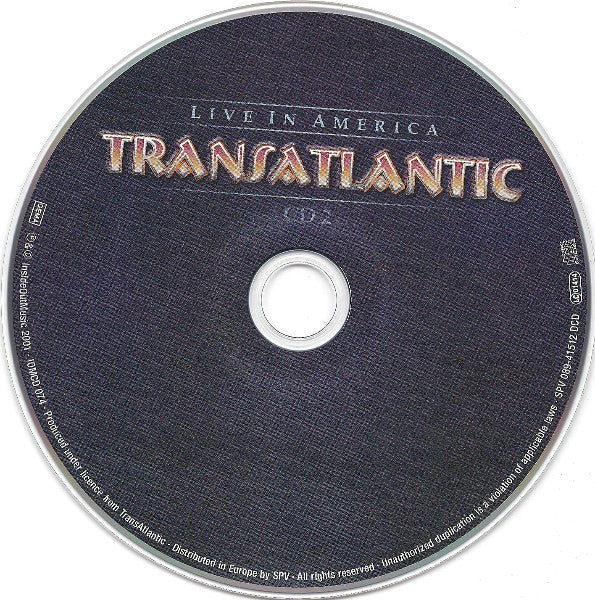 Transatlantic - Live In America (CD)