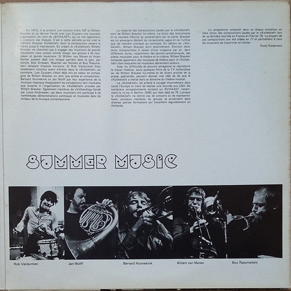 Willem Breuker Kollektief - A Paris / Summer Music (LP Tweedehands) - Discords.nl