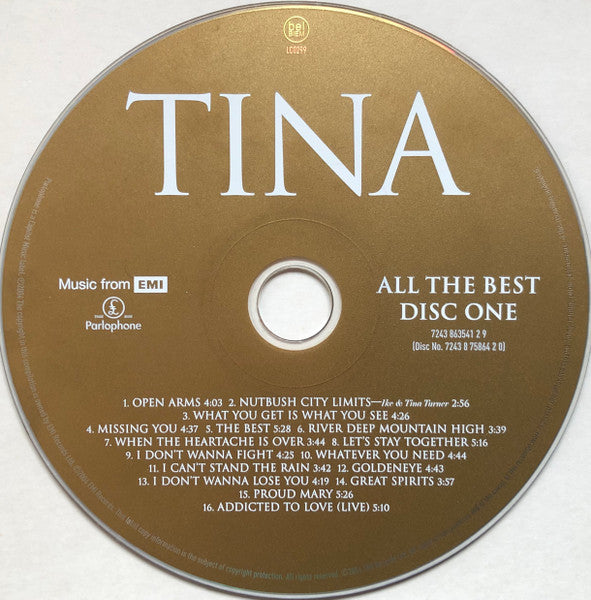 Tina Turner - All The Best (CD Tweedehands)