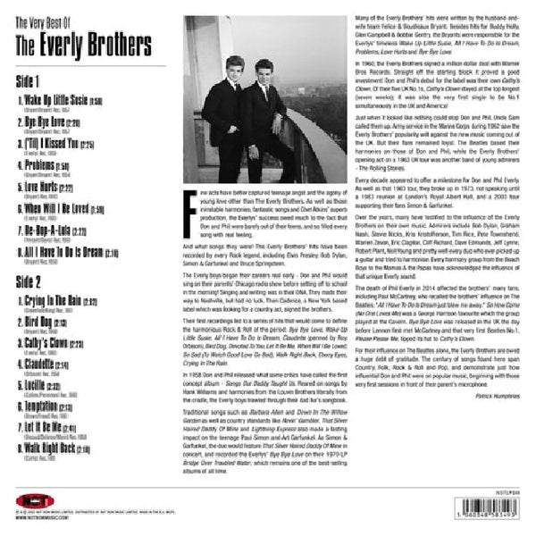 Everly Brothers - Very best of (LP) - Discords.nl