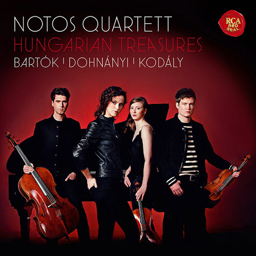 Notos Quartett - Hungarian treasures - bartã³k, dohnã¡nyi, kodã¡ly (CD) - Discords.nl