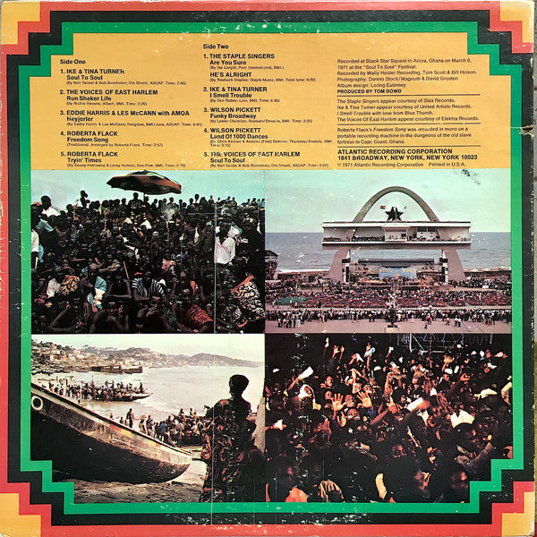 Various - Soul To Soul (Music From The Original Soundtrack - Recorded Live In Ghana, West Africa) (LP Tweedehands)