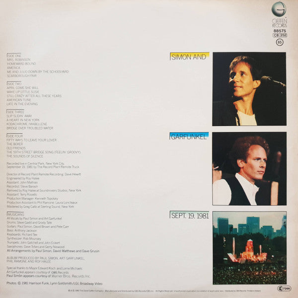 Simon & Garfunkel - The Concert In Central Park (LP Tweedehands)