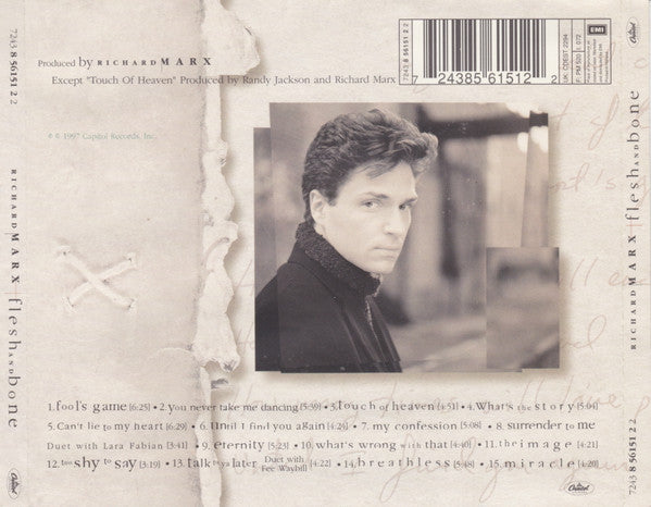 Richard Marx - Flesh And Bone (CD) - Discords.nl
