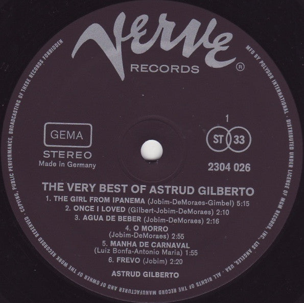 Astrud Gilberto - The Very Best Of Astrud Gilberto (LP Tweedehands)