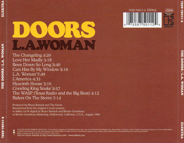 Doors, The - L.A. Woman (CD Tweedehands)