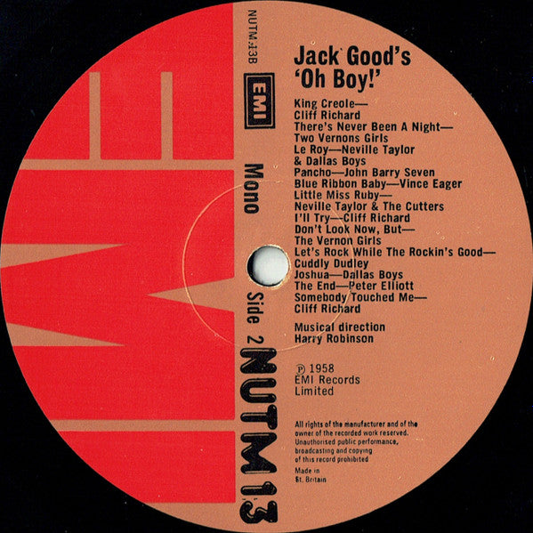 Various - Jack Good's "Oh Boy!" (LP Tweedehands)