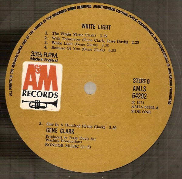 Gene Clark - White Light (LP Tweedehands)