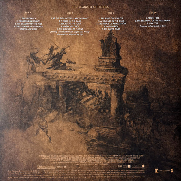 Howard Shore - The Lord Of The Rings: The Fellowship Of The Ring (Original Motion Picture Soundtrack) (LP)