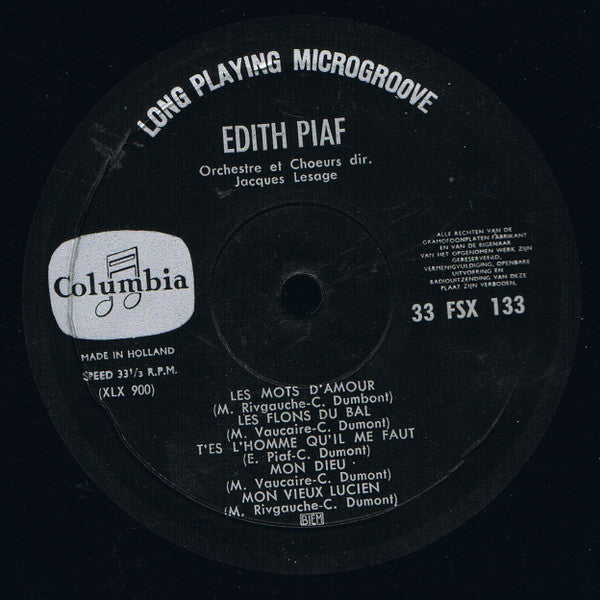 Edith Piaf - Récital 1961 (LP Tweedehands)