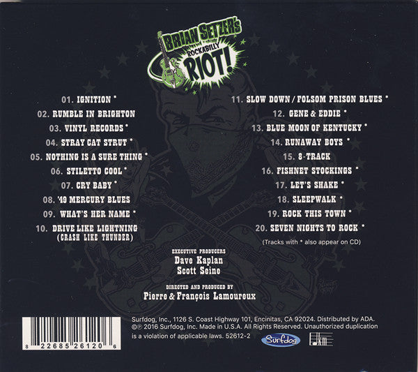 Brian Setzer - Brian Setzer's Rockabilly Riot! Osaka Rocka! Live In Japan 2016 (CD Tweedehands) - Discords.nl