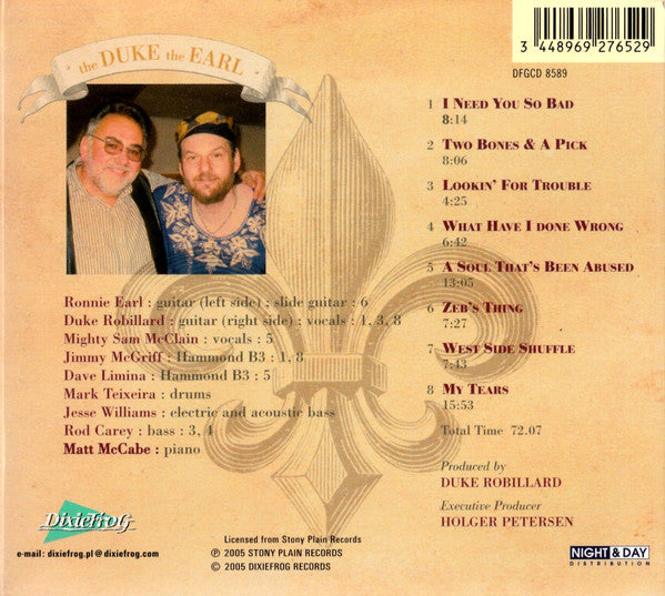 Ronnie Earl & Duke Robillard - The Duke Meets The Earl (CD Tweedehands)