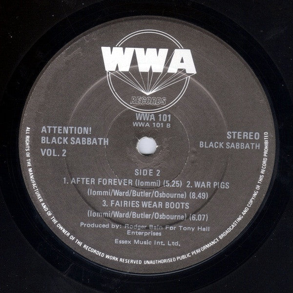 Black Sabbath - Attention! Black Sabbath Volume Two (LP Tweedehands)