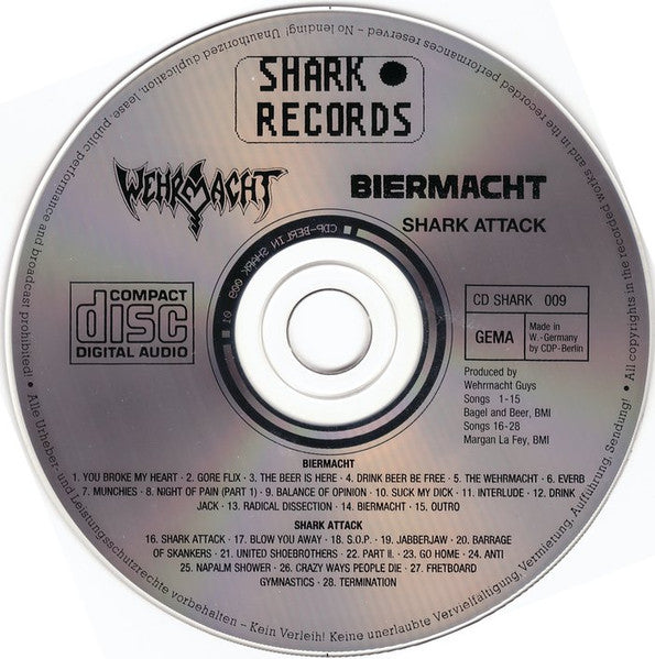 Wehrmacht - Biērmächt/Shark Attack (CD Tweedehands)