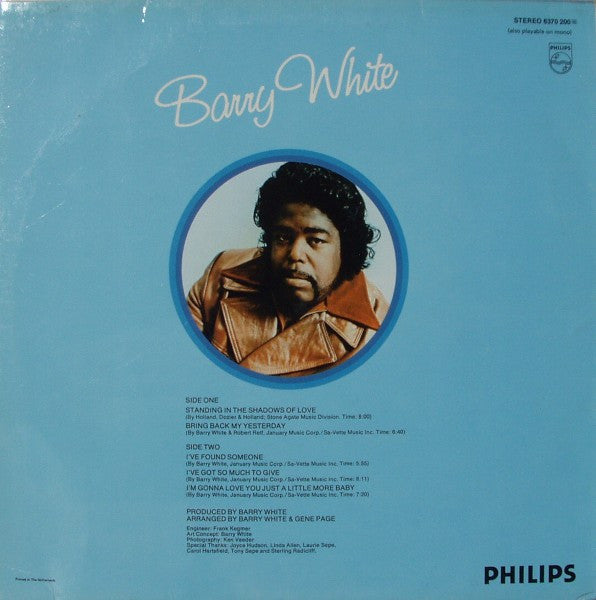 Barry White - I've Got So Much To Give (LP Tweedehands)