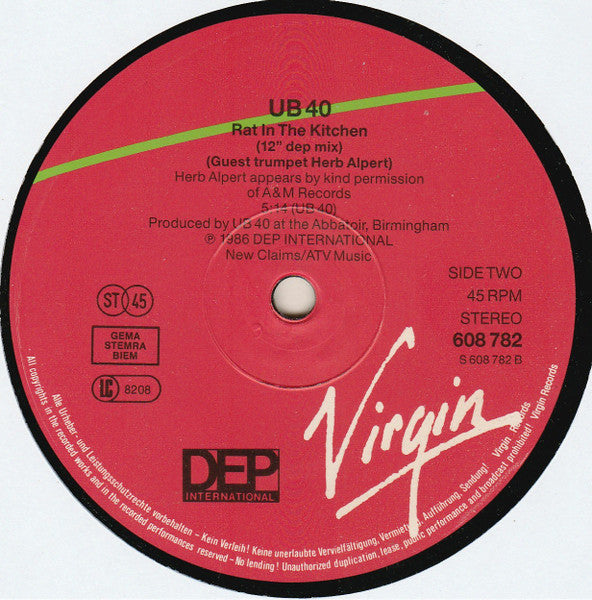 UB40 - Rat In Mi Kitchen (LP Tweedehands)