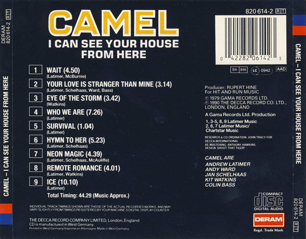 Camel - I Can See Your House From Here (CD)