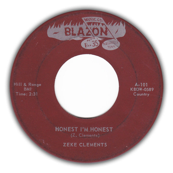 Zeke Clements - Honest I'm Honest / Am I Too Late (7-inch Tweedehands) - Discords.nl