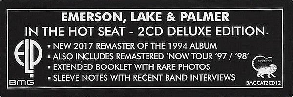 Emerson, Lake & Palmer - In The Hot Seat (CD)