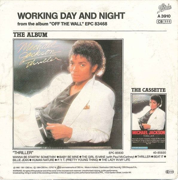 Michael Jackson - P.Y.T. (Pretty Young Thing) (7-inch Tweedehands)