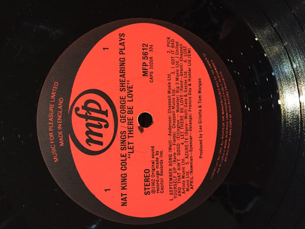 Nat King Cole & George Shearing - Nat King Cole Sings / George Shearing Plays Let There Be Love (LP Tweedehands)