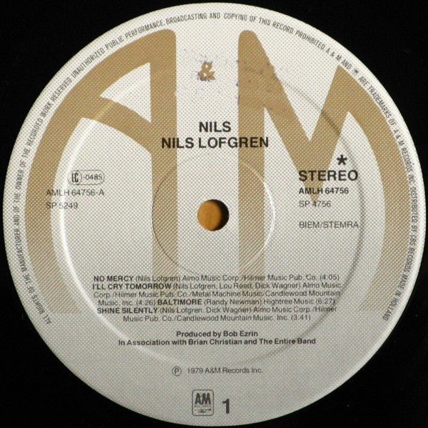 Nils Lofgren - Nils (LP Tweedehands)