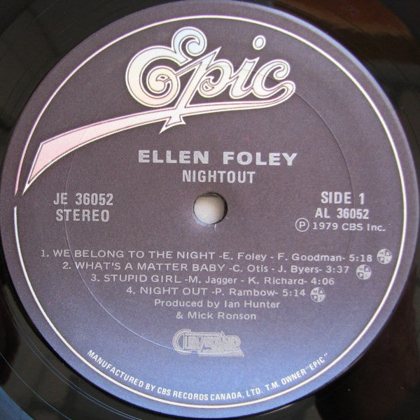 Ellen Foley - Nightout (LP Tweedehands)