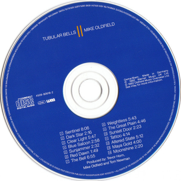 Mike Oldfield - Tubular Bells II (CD)