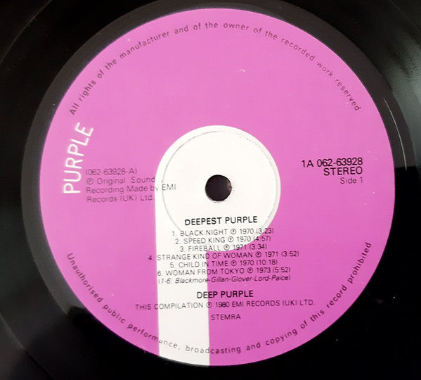 Deep Purple - Deepest Purple (The Very Best Of Deep Purple) (LP Tweedehands)