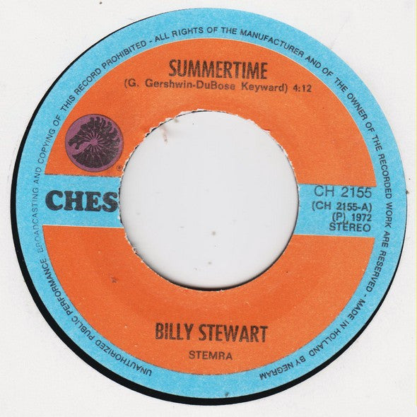 Billy Stewart - Summertime (7-inch Tweedehands)