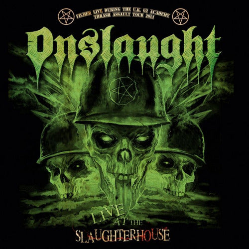 Onslaught - Live at the slaughterhouse (LP) - Discords.nl