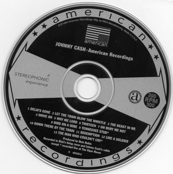 Johnny Cash - American Recordings (CD Tweedehands)