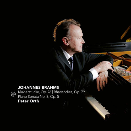 Peter Orth - Brahms: klavierstucke op.76/rhapsodies op.79/piano sonata no.3 op.5 (CD) - Discords.nl
