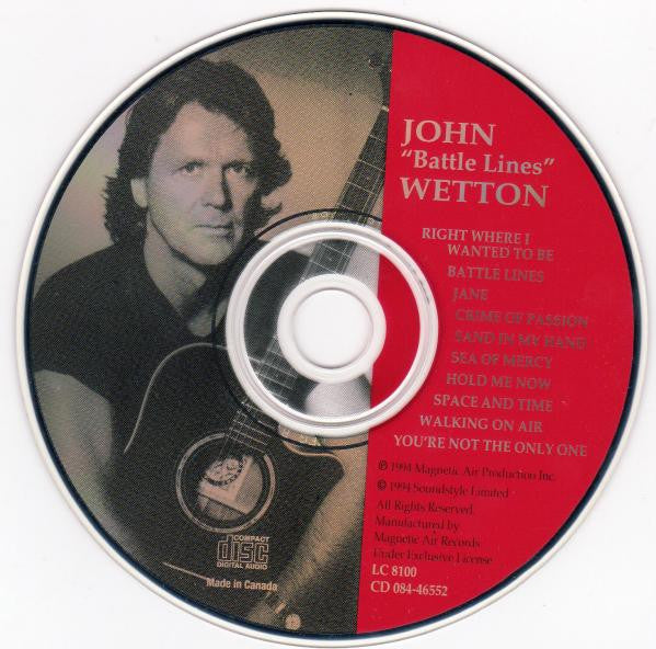 John Wetton - Battle Lines (CD)