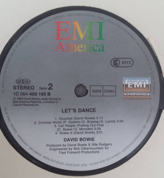 David Bowie - Let's Dance (LP Tweedehands)
