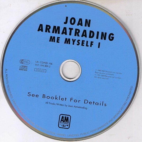 Joan Armatrading - Me Myself I (CD Tweedehands) - Discords.nl