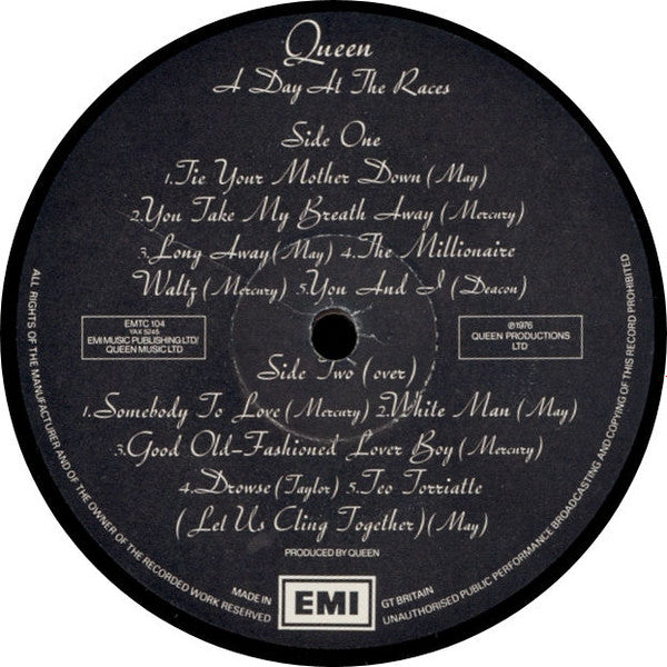 Queen - A Day At The Races (LP Tweedehands)