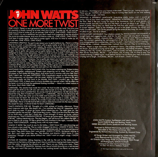 John Watts - One More Twist (LP Tweedehands)