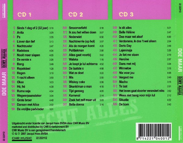 Doe Maar - Écht Alles (CD Tweedehands) - Discords.nl