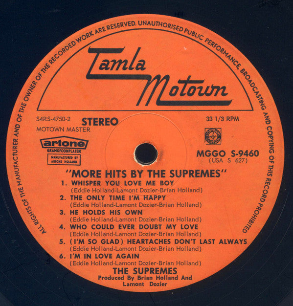 Supremes, The - More Hits By The Supremes (LP Tweedehands)