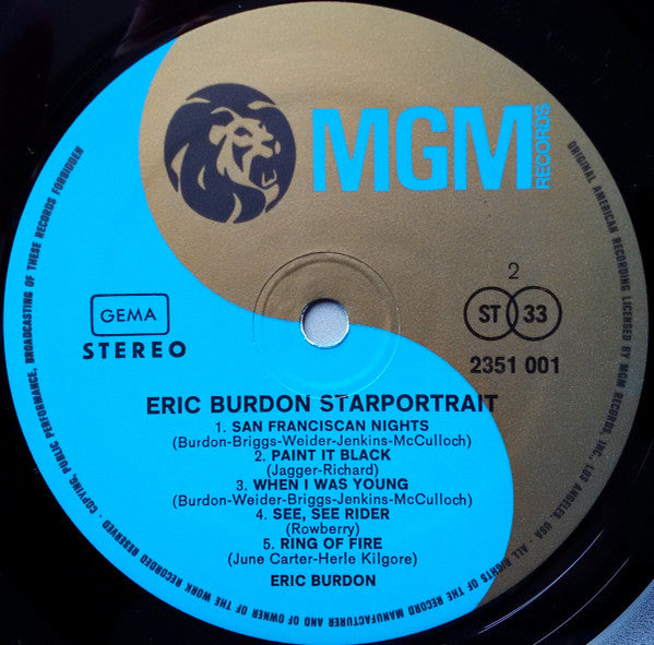 Eric Burdon - Starportrait (LP Tweedehands)