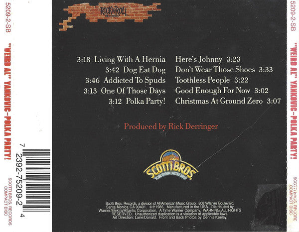 "Weird Al" Yankovic - Polka Party! (CD) - Discords.nl