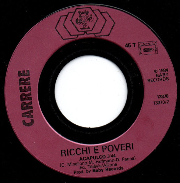 Ricchi E Poveri - Voulez Vous Danser (7-inch Tweedehands)
