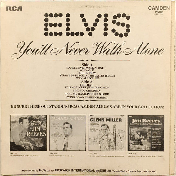 Elvis Presley - You'll Never Walk Alone (LP Tweedehands) - Discords.nl