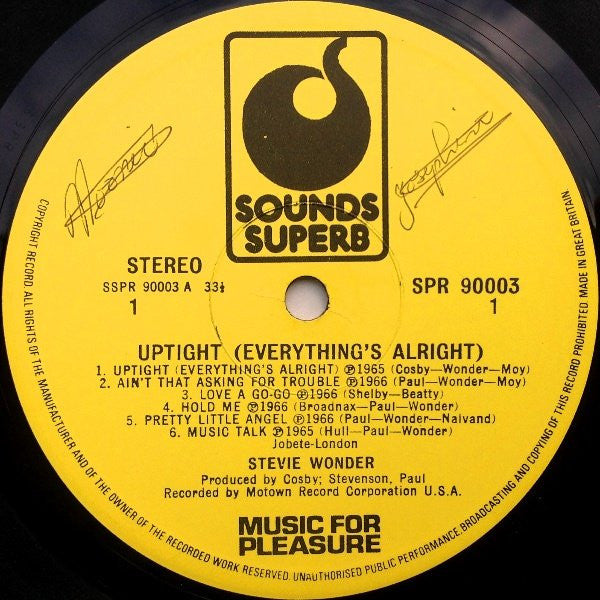 Stevie Wonder - Uptight (Everything's Alright) (LP Tweedehands)